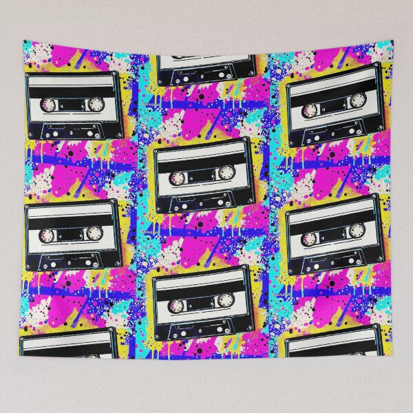 Item preview, Cassette tape Pop Art designed and sold by FunnehGacha.