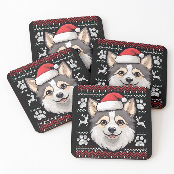 Aperçu de l'œuvre Alaskan Klee Kai Ugly Sweater Christmas créée et vendue par rafaeltto.