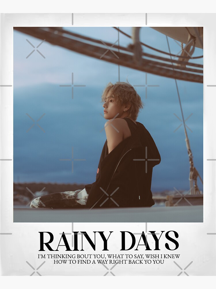 V - Rainy days Sticker by mymikrokosmos