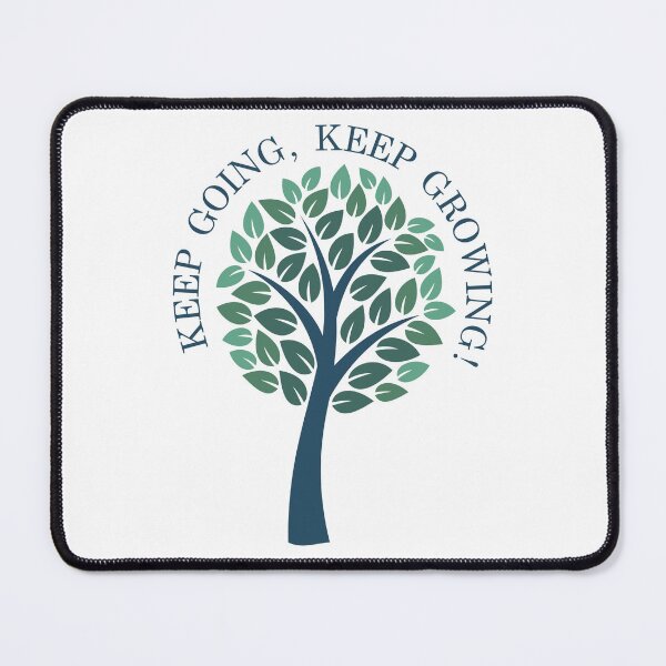Item preview, Tree with the words Keep Going, Keep Growing! designed and sold by MANUDOODLE.