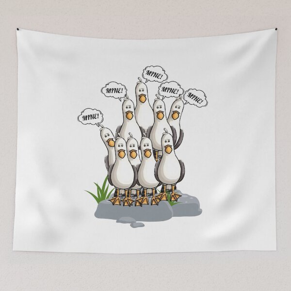 Item preview, Seagulls - Mine Mine Mine - Annoyingly Funny designed and sold by Adeel Mushtaq.