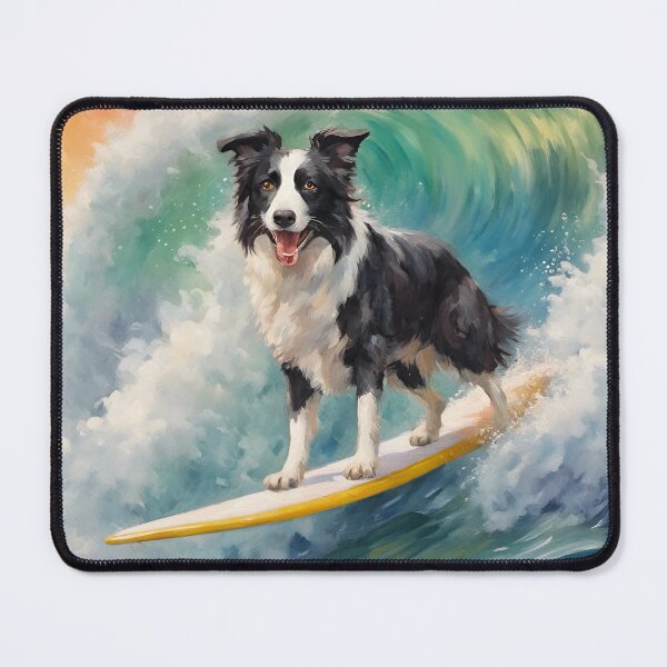 Item preview, Border Collie Surfer designed and sold by Ameiva-Apparel.