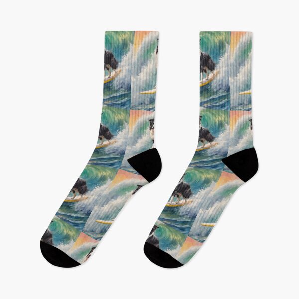 Item preview, Border Collie Surfer designed and sold by Ameiva-Apparel.