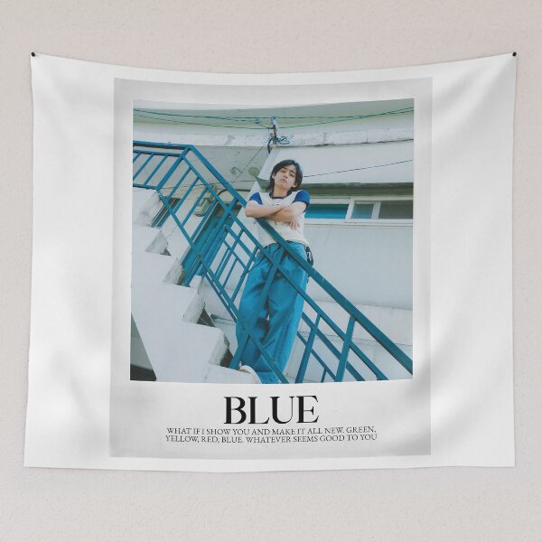 Item preview, V - Blue designed and sold by mymikrokosmos.