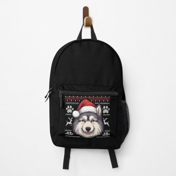 Aperçu de l'œuvre Alaskan Malamute Ugly Sweater Christmas créée et vendue par rafaeltto.