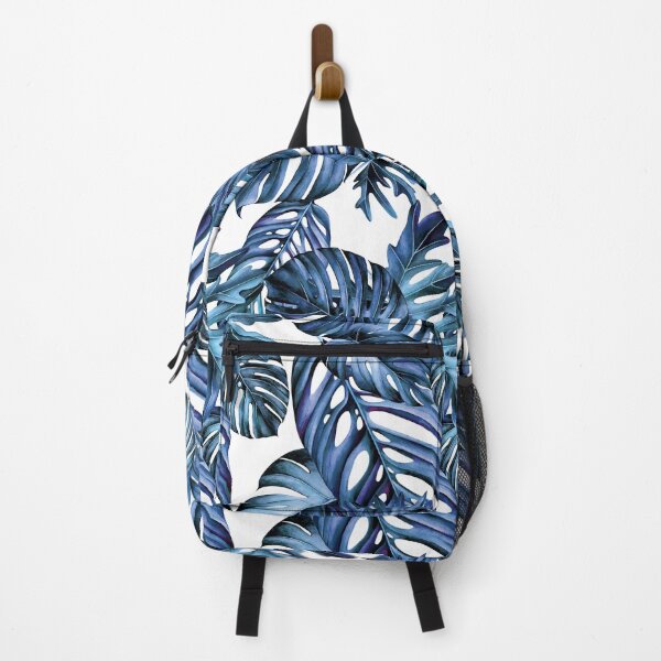 Item preview, tropical, leaves, blue, lemon, Hawaii, blue, floral, flowers. designed and sold by mintdiamond21.