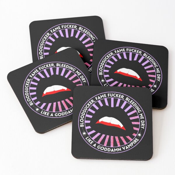 Item preview, Like a Goddamn Vampire Purple Blood Spatter Design designed and sold by doria-photos.