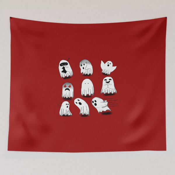 Item preview, Imágenes Prediseñadas de fantasma blanco designed and sold by BennyPics.