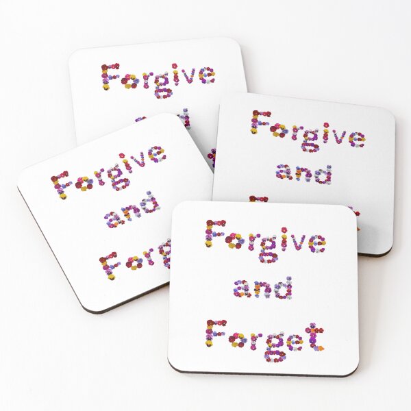 Item preview, Forgive and Forget. Flower words. designed and sold by Debsgiftware Ward.