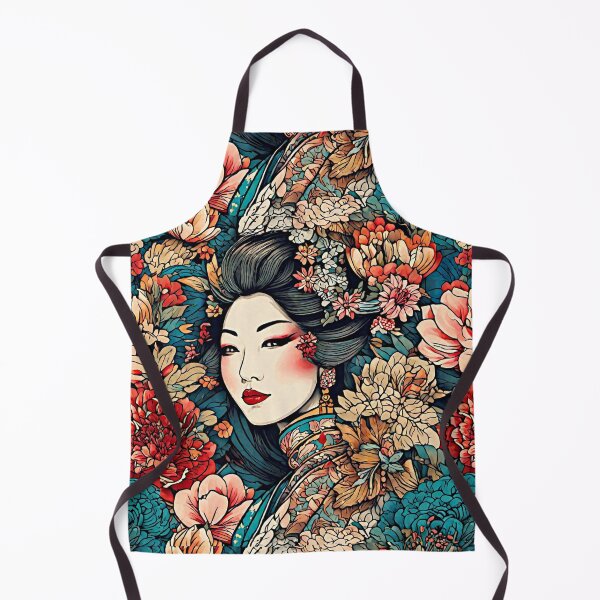 Item preview, The intricate artwork of a tattooed lady in Japan tells a mesmerizing story of tradition and beauty, blending ancient motifs with modern elegance. designed and sold by Best-Art-32.