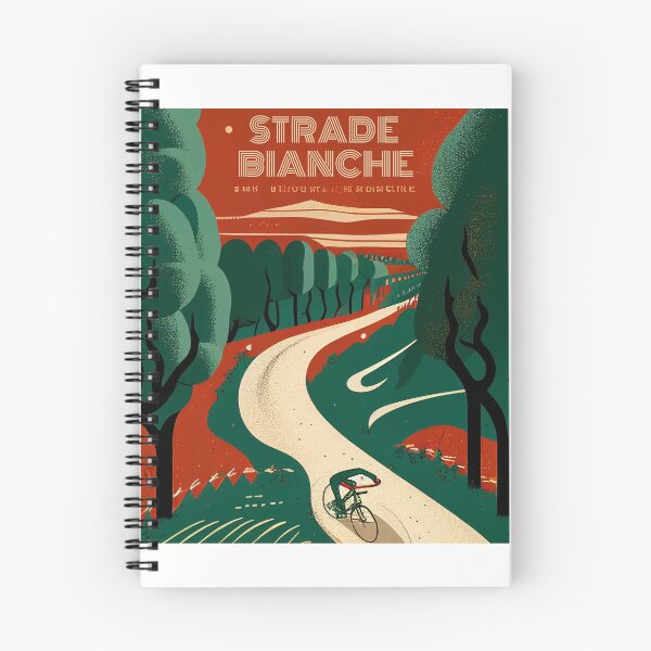 Item preview, Strade Bianche-inspired poster artwork - Italian road cycling culture designed and sold by LaFugaCycling.
