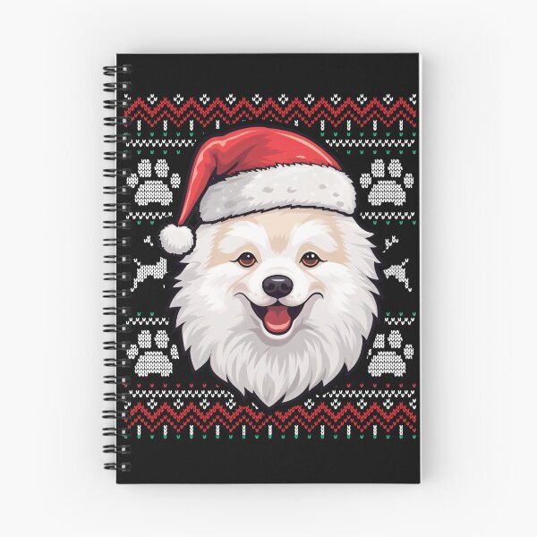 Item preview, American Eskimo Ugly Sweater Christmas designed and sold by rafaeltto.