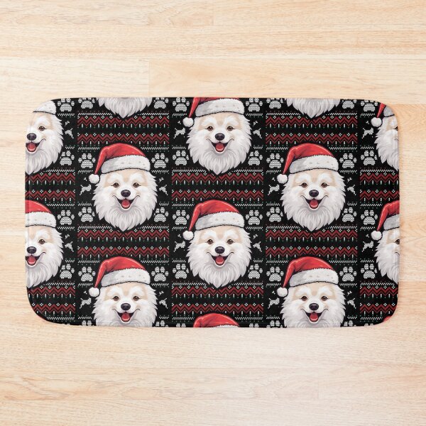 Item preview, American Eskimo Ugly Sweater Christmas designed and sold by rafaeltto.