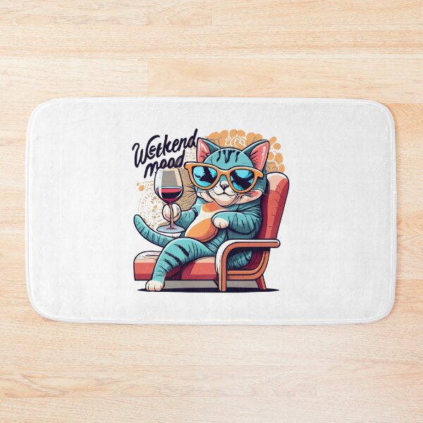 Item preview, Weekend mood, cat, humor designed and sold by RemyTub.