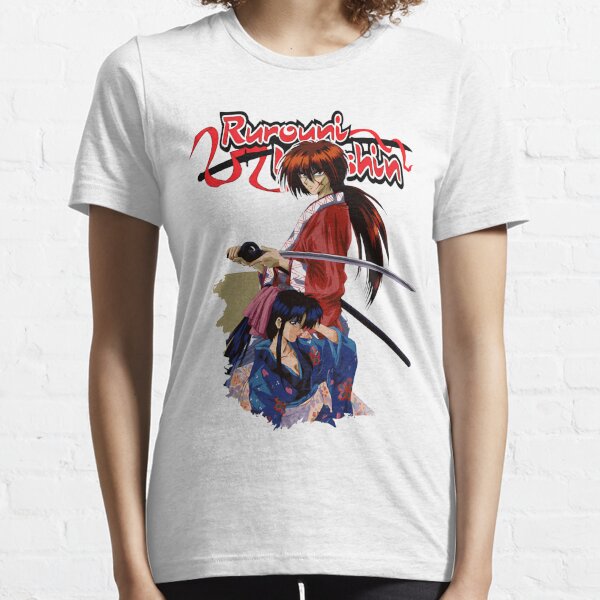 Kenshin Himura, Rurouni Kenshin: Meiji Kenkaku Romantan Essential T-Shirt  for Sale by KichiYou7