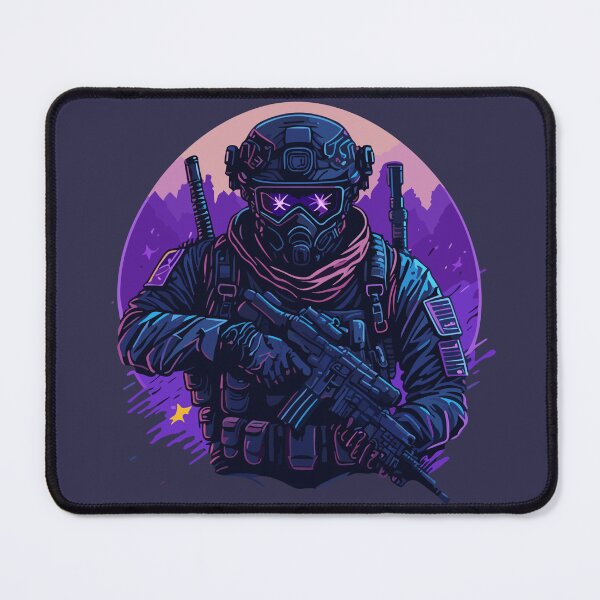 Item preview, Military Man with a gun designed and sold by Aesthetic-Verse.