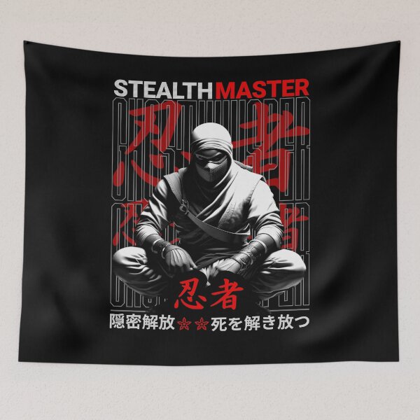 Item preview,  Japanese Ninja Warrior designed and sold by InkyGenies.
