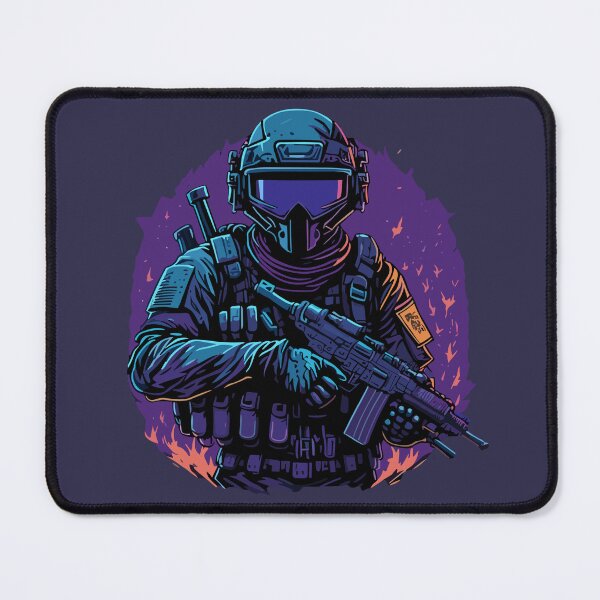 Item preview, Soldier with a gun designed and sold by Aesthetic-Verse.