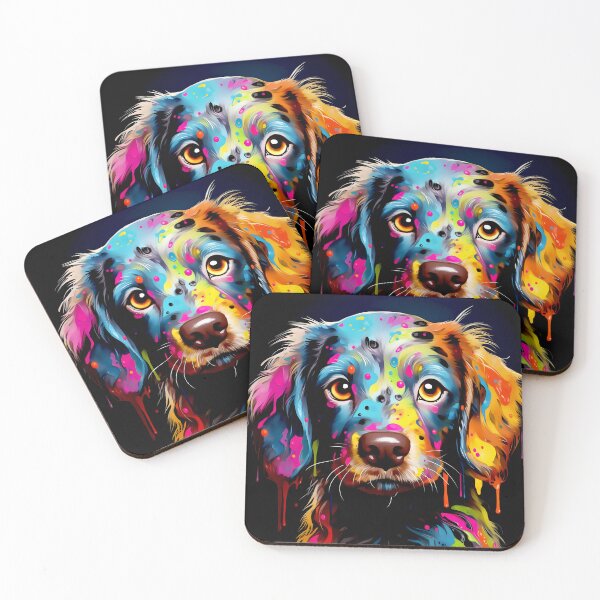 Item preview, Colourful Cute Dog designed and sold by John Novis.