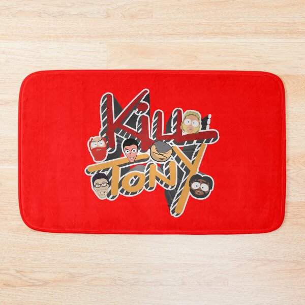 Item preview, Kill Tony Podcast Logo Featuring William Montgomery, Hans Kim & Other Regulars (Red) designed and sold by Kill Tony Fan Designs.