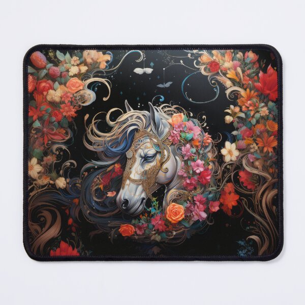 Item preview, White Arabian Horse - Equestrian Art designed and sold by solrevolver.