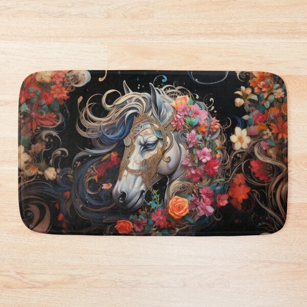 Item preview, White Arabian Horse - Equestrian Art designed and sold by solrevolver.