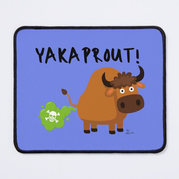 Item preview, Yakaprout! - Black typography designed and sold by Apikoedesign.