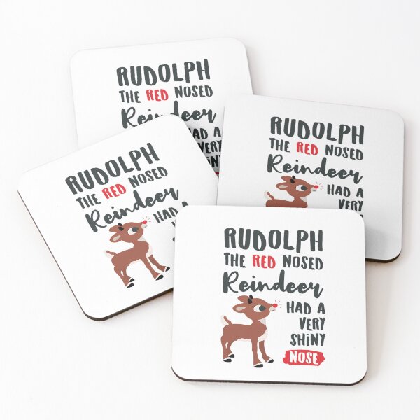 Item preview, Rudolph the Red Nosed Reindeer Typography © GraphicLoveShop  	 designed and sold by jwmycgtlfuw11.