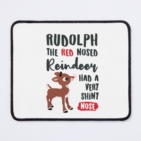Item preview, Rudolph the Red Nosed Reindeer Typography © GraphicLoveShop designed and sold by jwmycgtlfuw11.