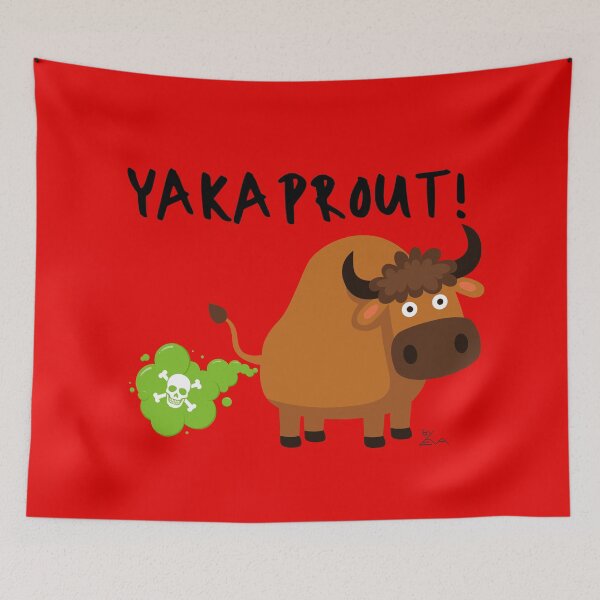 Item preview, Yakaprout! - Black typography designed and sold by Apikoedesign.