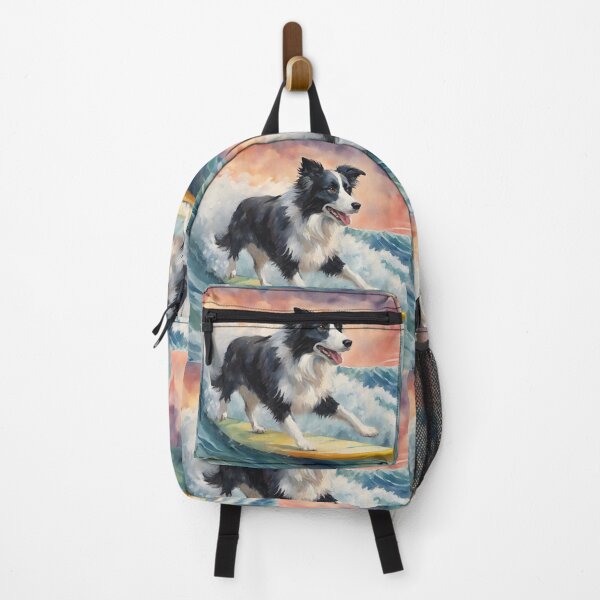 Item preview, Border Collie Surfing designed and sold by Ameiva-Apparel.