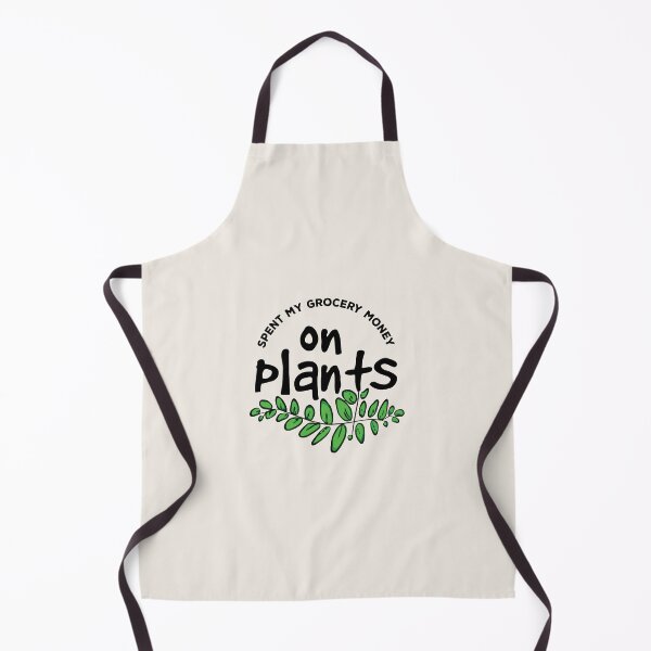 Item preview, Spent my grocery money on plants (black) designed and sold by Julia Jane Creative.