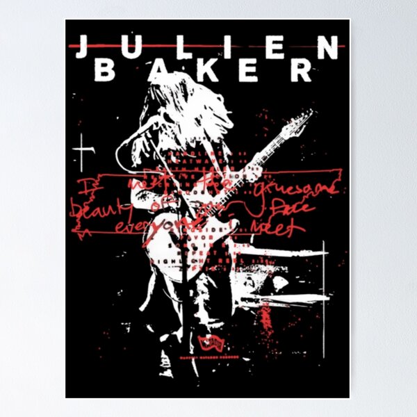Artikel-Vorschau von Julien Baker Live-Flyer, designt und verkauft von StoreArtPoofs.