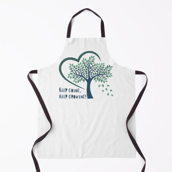 Item preview, Heart-shaped tree with the words Keep going, keep growing! designed and sold by MANUDOODLE.
