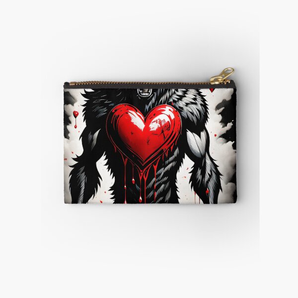 Item preview, Heart Of Wolf Blood Rose Love Werewolf Graphic Design designed and sold by danielapetkova.
