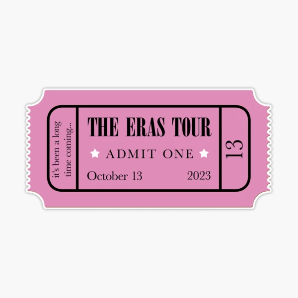 It's Been A Long Time Coming - Eras Tour - Sticker