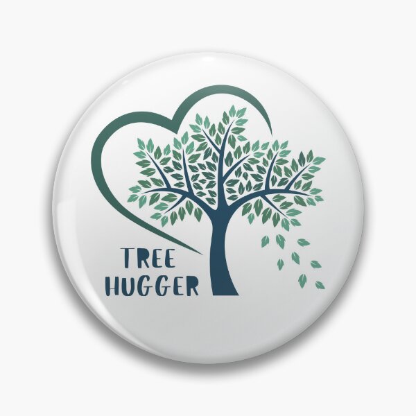 Item preview, Tree in the shape of a heart with the lettering Tree hugger designed and sold by MANUDOODLE.