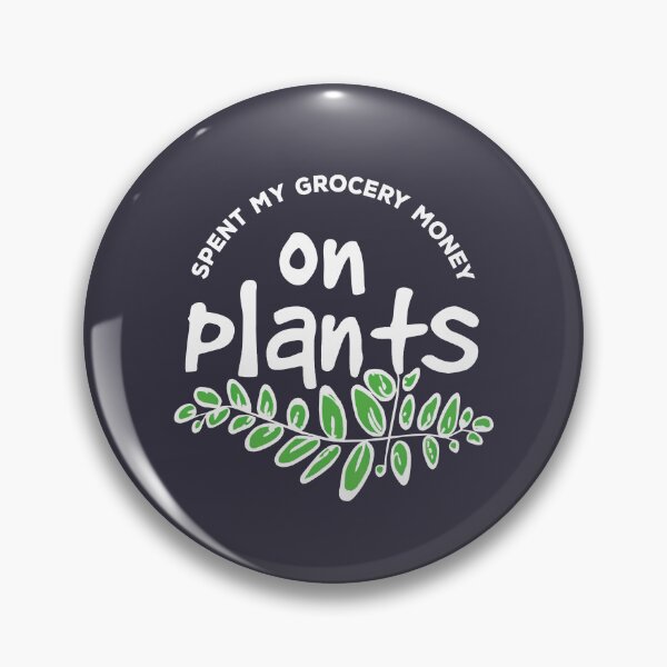 Item preview, Spent my grocery money on plants (white) designed and sold by Julia Jane Creative.