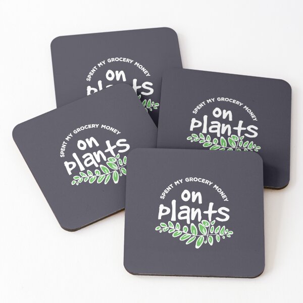 Item preview, Spent my grocery money on plants (white) designed and sold by Julia Jane Creative.