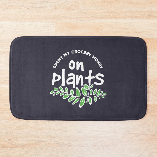 Item preview, Spent my grocery money on plants (white) designed and sold by Julia Jane Creative.