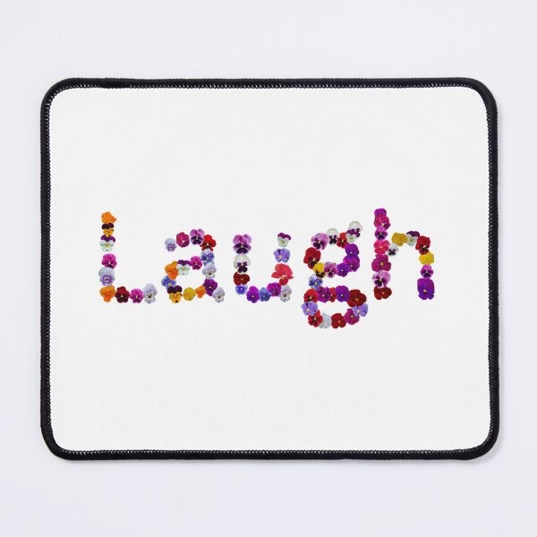 Item preview, Laugh. Flower words. designed and sold by Debsgiftware Ward.