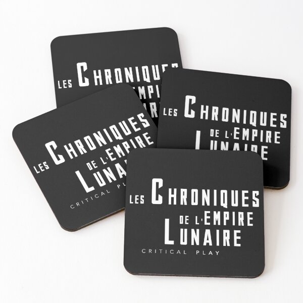 Item preview, White logo DnD campaign Chronicles of the Lunar Empire designed and sold by Criticalplayjdr.