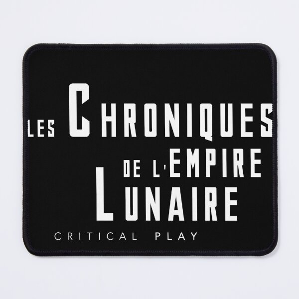 Item preview, White logo DnD campaign Chronicles of the Lunar Empire designed and sold by Criticalplayjdr.