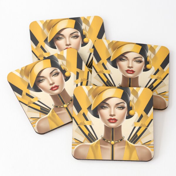 Item preview, Kopie von Bauhaus Deco Fusion: Radiant Woman in Color (Print, Clothing, Wall decor) designed and sold by VonRauenfeld.