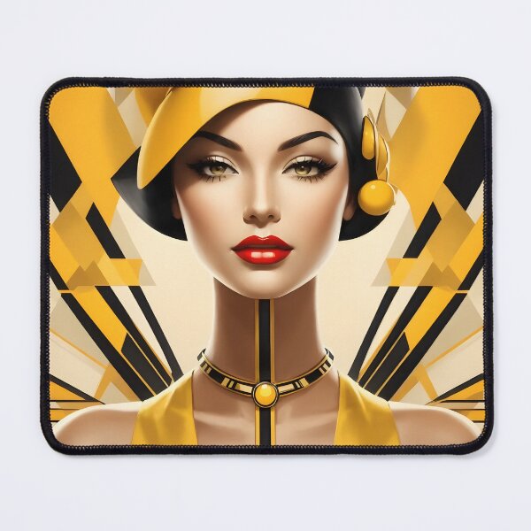 Item preview, Kopie von Bauhaus Deco Fusion: Radiant Woman in Color (Print, Clothing, Wall decor) designed and sold by VonRauenfeld.
