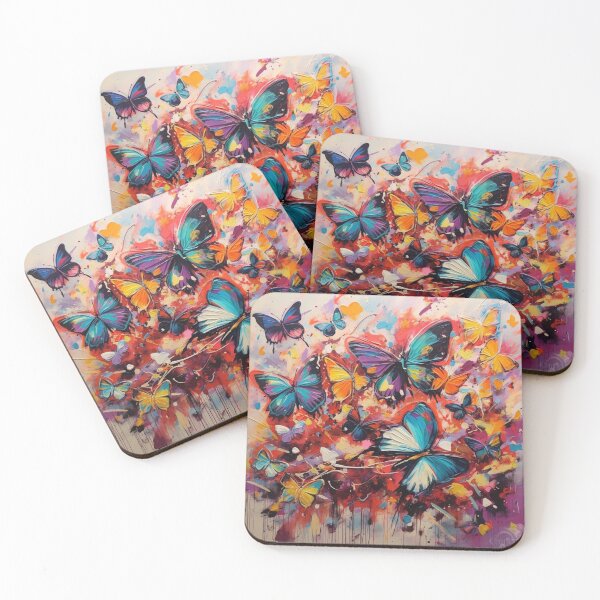 Item preview, colorful butterflies designed and sold by Riverside-Moon.