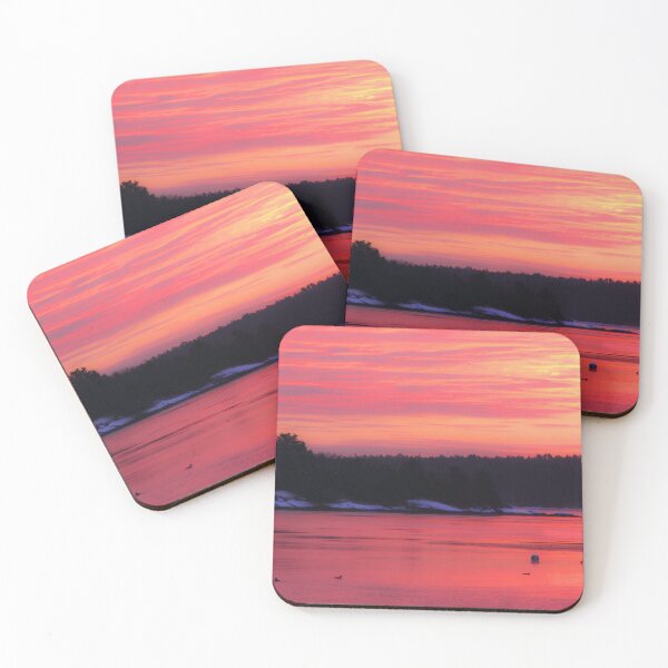 Item preview, Red Winter Sunrise designed and sold by Blue Horse Photo Magic.