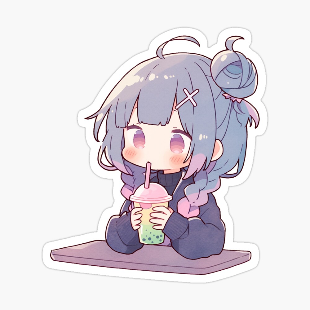 Anime Girl Drinking Juice Stock Illustration 233136913 | Shutterstock
