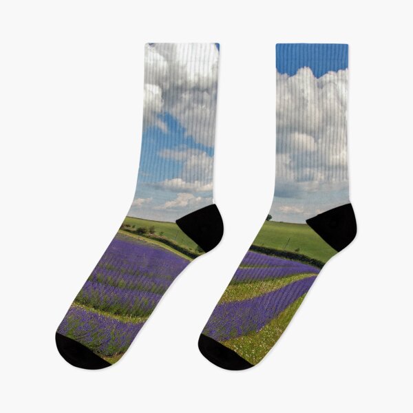 Item preview, Lavender Field Purple Flowers Cotswolds England designed and sold by AndyEvansPhotos.