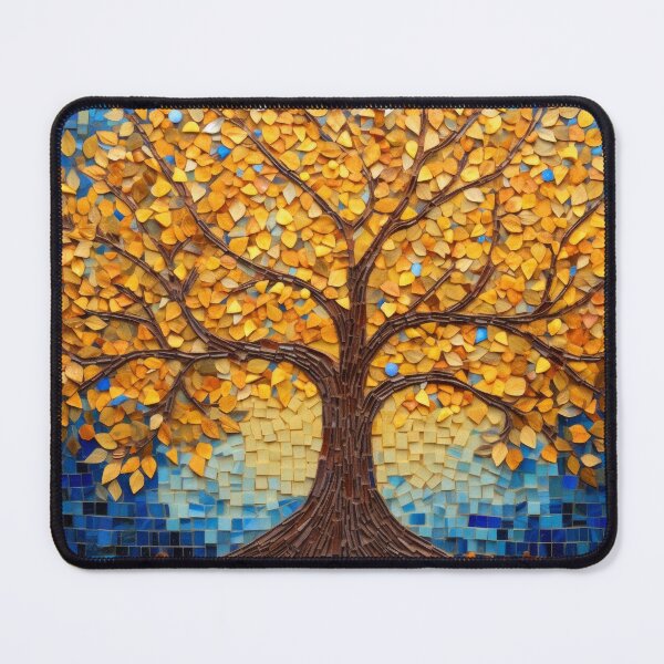 Item preview, Golden mosaic tree of life artwork. designed and sold by MargaretWiktor.